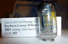 Raytheon12ax7a -getter Test... Ecc83 Short 100 Single Plate