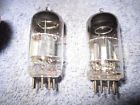 12-at-7 Tungsol Vintage Tubes Pair Test Good Made In Usa