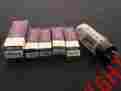 12at6-6sn7gtb-6cb6-6au6a-12at7-322ne3 Tung-sol 6 Vtg Vacuum Tubes