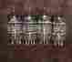 6072-a 12ay7 General Electric Quad 4 Tubes 3 Mica 6072a 6072 Gold Pin 1950s Usa A