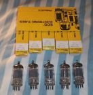 12ax7a 15646 Phillips Ecg Tube Smooth Plate Vintage Blue Old Stock