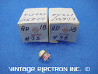 Ge16411 16411 2 Vacuum - Tubes 1973 Electron Ge Lot Usa Nos