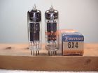 1950s " Emerson Sylvania Nos 6x4 Getter Tube Nib Vacuum Production