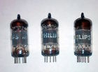 7025a 1973-1974 Philips Ecc83 Branded Lot England Mullard 3 Tubes 12ax7