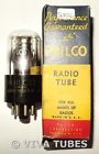 1q5gt Philco Nos Tube Usa Silver Vacuum Btm Plate Foil Sylvania
