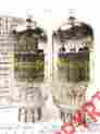 2-12ax7 12ax7 Westinghouse Vintage Vacuum Tubes Reference Grade Pair