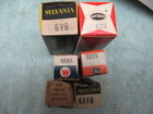 1-6be6 2-6ba6 Set Of Car Radio Tubes