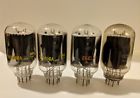 22kv6a 6kv6 Rca Matched Quad Sylvania Black Plate Dual Side Getters Tested