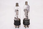 257-a Western Electric Scarce Pair Of Vacuum Tubes With Early Engraved