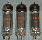 6cz5 3 Tested Vintage Beam Nos Date Pentode 72-13 Rca Tubes Amplifier Strong