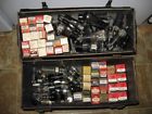 34243 Unbranded Tube Caddy Full Of Vacuum Tubes For Repairing Vintage