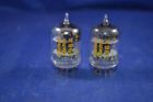 396a-2c51 36563 Western Electric Matched Pair Of Audio Vacuum Tubes Test