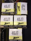 4gj7-xcf801 4gj7 Zenith New Quad Of Amperex Rebranded Radionic Vacuum Tubes Nos