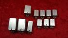 502-535 502-534 Lot Of Vintage Vacuum Tube Adapters Filters Aluminum Chassis Amp