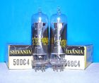 50dc4 Sylvania Nos Electron Radio
