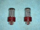 5691-6sl7 Rca 2x Red Tube