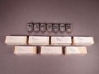 5965 57-17 Ge 7 Long Black Plate Ham Radio Hi Fi Amp Tubes Matching Date Codes
