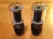 57-52 6l6 2 Amp Matching Fender Plate Tubes Date Black Guitar Rca