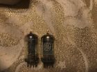5965-12at7-ecc81 Ge Long Life Nos In Box Pairs Tubes Date Code