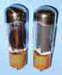 5r4ga Philips Military 2 Nos Jan Vacuum Tubes Brown Base Full Wave Rectifiers
