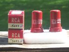 5693 63-48 Vintage Rca Tested Matched New Nos Pair Same Date 1963 Nice Tube