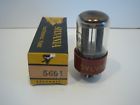 6591 Sylvania Nos Vintage Red Base Vacuum Tube New Old Stock