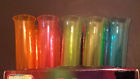 667888100767 Shot Plastic Tube Cups Glasses Tubes Neon Test