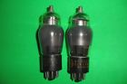 6a8a Tests Nos Matched Pair Of Ge Audio Tubes Silver Plate