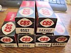 6ax4gt-6sq7-6s8gt Cbs 6 Mixed Vintage Tv
