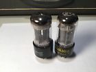 6bl7gta0 Ge Sylvania Vintage Pair Both Blackplate One Test Good