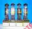 6dw5 Sylvania Nos Vacuum 4 Tubes Electronic Tested Vintage Amplifier Valves Rare