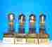 6er5 Sylvania Vacuum Tubes 4 Valve Nos Amplifier Electron Vintage Tested Ec95