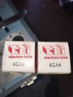 6ga4 Cei Pair Of Vacuum Tube Ham Audio Radio Nos Nib