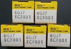 6gj7-ecf801 Sylvania 5 Nos Nib