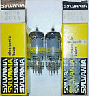 6gy6-6gx6 Sylvania Code Matched Pair Vacuum Tubes Precision Tested