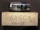 Codes-58 6h6s Oktyabr Double Diod Tubes Same Old Data New In Boxes
