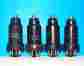 6l7gt Video Tung-sol Sylvania Ge 6l7 Radio Vintage Metal Amplifier Vacuum Tubes 4 Valves Tested 6l7g