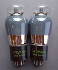 6v6-g Sylvania Radio Tubes Beam Power Amplifier Pair
