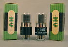 6x5gt Vintage Union National Nos Test Tube Pair. Nib. 1940-1945 Great.