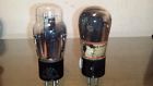 Ux-71-a 71a - Westinghouse Marconi Pair Canada New Tube Ratings On Tested