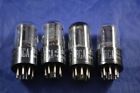 6sn7gtb 74335 Rca Matched Quad Of Thick Base Audio Vacuum Tubes