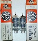 7543 Ge Code Matched Pair Nos Nib Reboxed Tubes Precision Tested