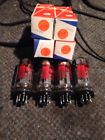 7591xyz Sovtek Matched Set Of Tubes Quartet Quad New Old Stock