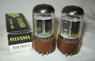 6sn7wgta 98498 Sylvania Nos Radio Vacuum Tubes Tested Amplifier Wgta