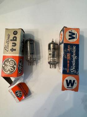 3dt6 Admiral 6ag5/3dt6 Mixed Lot Of 2 And Emerson 6ag5 Replacement Vacuum Tube Used