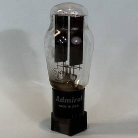 5u4g Admiral T521 1950s Tung Sol Vintage Black Plate Made In Usa Rectifier Tube