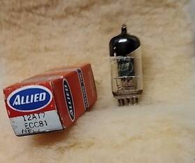 Ecc81 Allied 12ak7 12at7 Radio Electronic Vacuum Tubes Nos Tested