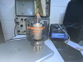 1750 Amperex 6079 One Qb5 / Transmitting Tube - Good Filament