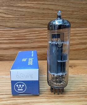 6gw8-ecl96 Amperex Siemens 6gw8 Ecl96 Vacuum Tube Tested