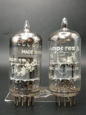6jd8 Amperex Matched Pair Of Bugle Boy Maxi Preamp Tested